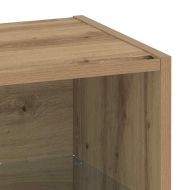 Плаващ рафт 2 pcs Кафяво 40 x 28,5 x 40 см Инженерно дърво