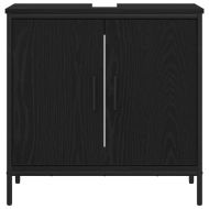 Шкаф за мивка в баня Черния дъб 60 x 30 x 60 cm Инженерно дърво