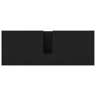 Шкаф за мивка в баня Черния дъб 80 x 30 x 60 cm Инженерно дърво