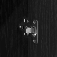 Комплект мебели за баня с рафт Черния дъб 33 x 33 x 120,5 см