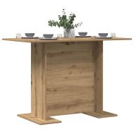 Трапезна маса дъб артизан 110 x 60 x 75 cm Инженерно дърво