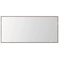 Огледало Кафяв дъб 80 x 37 см Стъкло и инжектирано дърво