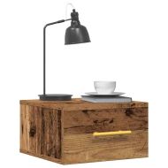 Нощен шкаф 2 pcs Старо дърво 35 x 35 x 20 см Инженерно дърво