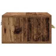 Нощен шкаф 2 pcs Старо дърво 35 x 35 x 20 см Инженерно дърво