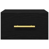 Нощен шкаф 2 pcs Черния дъб 35 x 35 x 20 см Инженерно дърво