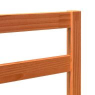 Главня за легло Кафяво с восъчно покритие 105,5 x 4 x 104 см