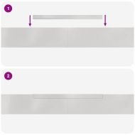 Ограда за трева 4 pcs Сребрист 450 x 0.05 x 15 см