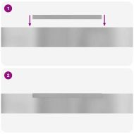 Ограда за трева 4 pcs Сребрист 450 x 0.05 x 15 см