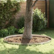 Ограда за трева 4 pcs Сребрист 450 x 0.05 x 15 см