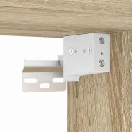 Шкаф с огледало Сонома дъб 60 x 16 x 60 см Инженерно дърво