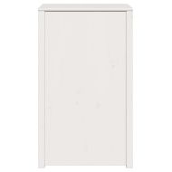 Кухненски шкаф с рафт Бяло 55 x 55 x 92 cm Солидно борово дърво