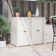 Кухненска врата 2 pcs Бяло 50 x 9 x 82 см