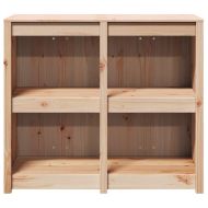 Кухненски шкаф Кафяв дъб 106 x 55 x 92 cm Солидно борово дърво