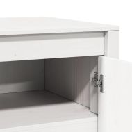 Кухненски шкаф Бяло 106 x 55 x 64 cm Масивна борова дървесина