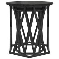 Масичка за кафе 2 pcs Черния дъб Инженерна дървесина и стомана