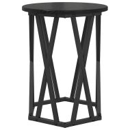 Масичка за кафе 2 pcs Черния дъб Инженерна дървесина и стомана