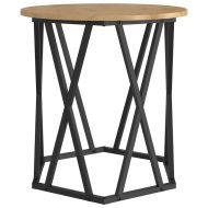 Масичка за кафе 2 pcs Дъб Инженерна дървесина и стомана