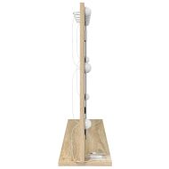 Огледало за грим с огледало Сонома дъб 80 x 55 x 18 см