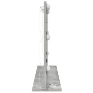 Огледало за грим с огледало Циментено сиво 80 x 55 x 18 см