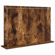 Огледало за грим с огледало Димян дъб 80 x 55 x 18 см