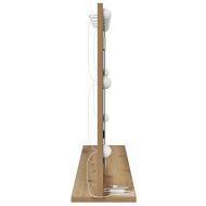 Огледало за грим Дъб 80 x 55 x 18 см Стъкло и инженерно дърво