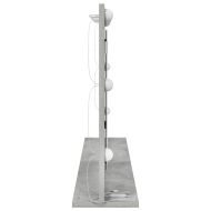 Огледало за грим с огледало Циментено сиво 100 x 55 x 18 см