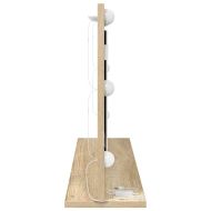 Огледало за грим с огледало Сонома дъб 80 x 45 x 18 см