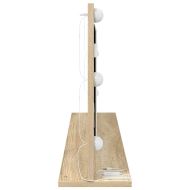 Огледало за грим с огледало Сонома дъб 100 x 45 x 18 см