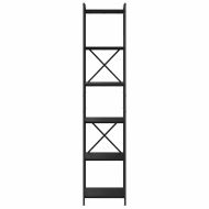 Рафт за книги Черния дъб 40 x 30 x 189,5 см Инженерно дърво