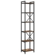 Рафт за книги Димян дъб 40 x 30 x 189,5 см Инженерно дърво