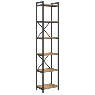 Рафт за книги Дъб 40 x 30 x 189,5 см Инженерно дърво