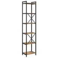 Рафт за книги Дъб 40 x 30 x 189,5 см Инженерно дърво