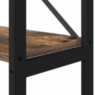 Рафт за книги Димян дъб 40 x 30 x 155 см Инженерно дърво