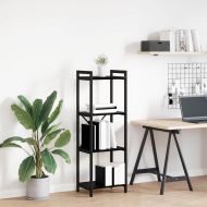 Рафт за книги Черния дъб 40 x 30 x 85 см Инженерно дърво