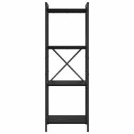 Рафт за книги Черния дъб 40 x 30 x 85 см Инженерно дърво