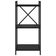 Рафт за книги Черния дъб 40 x 30 x 85 см Инженерно дърво