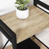 Рафт за книги Сонома дъб 40 x 30 x 85 см Инженерно дърво