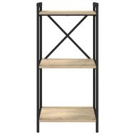 Рафт за книги Сонома дъб 40 x 30 x 85 см Инженерно дърво