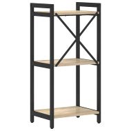 Рафт за книги Сонома дъб 40 x 30 x 85 см Инженерно дърво