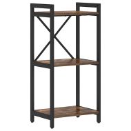 Рафт за книги Димян дъб 40 x 30 x 85 см Инженерно дърво