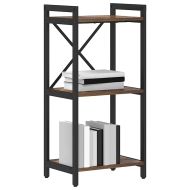 Рафт за книги Димян дъб 40 x 30 x 85 см Инженерно дърво