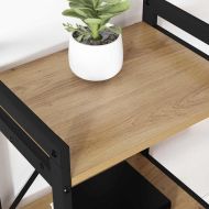 Рафт за книги Дъб 40 x 30 x 85 см Инженерно дърво