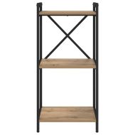 Рафт за книги Дъб 40 x 30 x 85 см Инженерно дърво