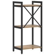 Рафт за книги Дъб 40 x 30 x 85 см Инженерно дърво