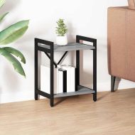 Рафт за книги Сив сонома 40 x 30 x 50 cm Инженерно дърво