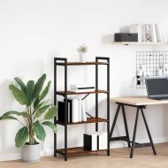 Рафт за книги Димян дъб 40 x 30 x 85 см Инженерно дърво