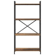 Рафт за книги Старо дърво 40 x 30 x 85 см Инженерно дърво