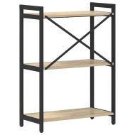 Рафт за книги Сонома дъб 60 x 30 x 85 cm Инженерно дърво