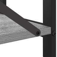 Рафт за книги Сив сонома 60 x 30 x 85 cm Инженерно дърво