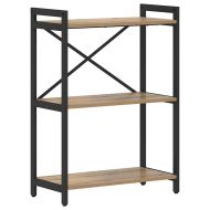 Рафт за книги Дъб 60 x 30 x 85 cm Инженерно дърво